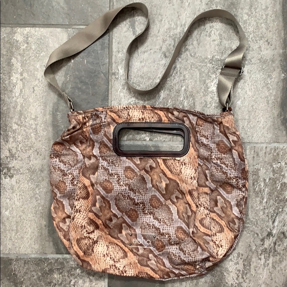 Echo Snake Pattern Purse